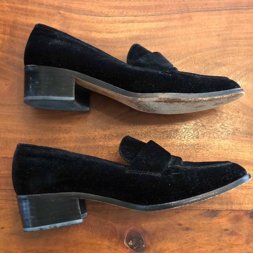 Jones New York Black Suede Loafers